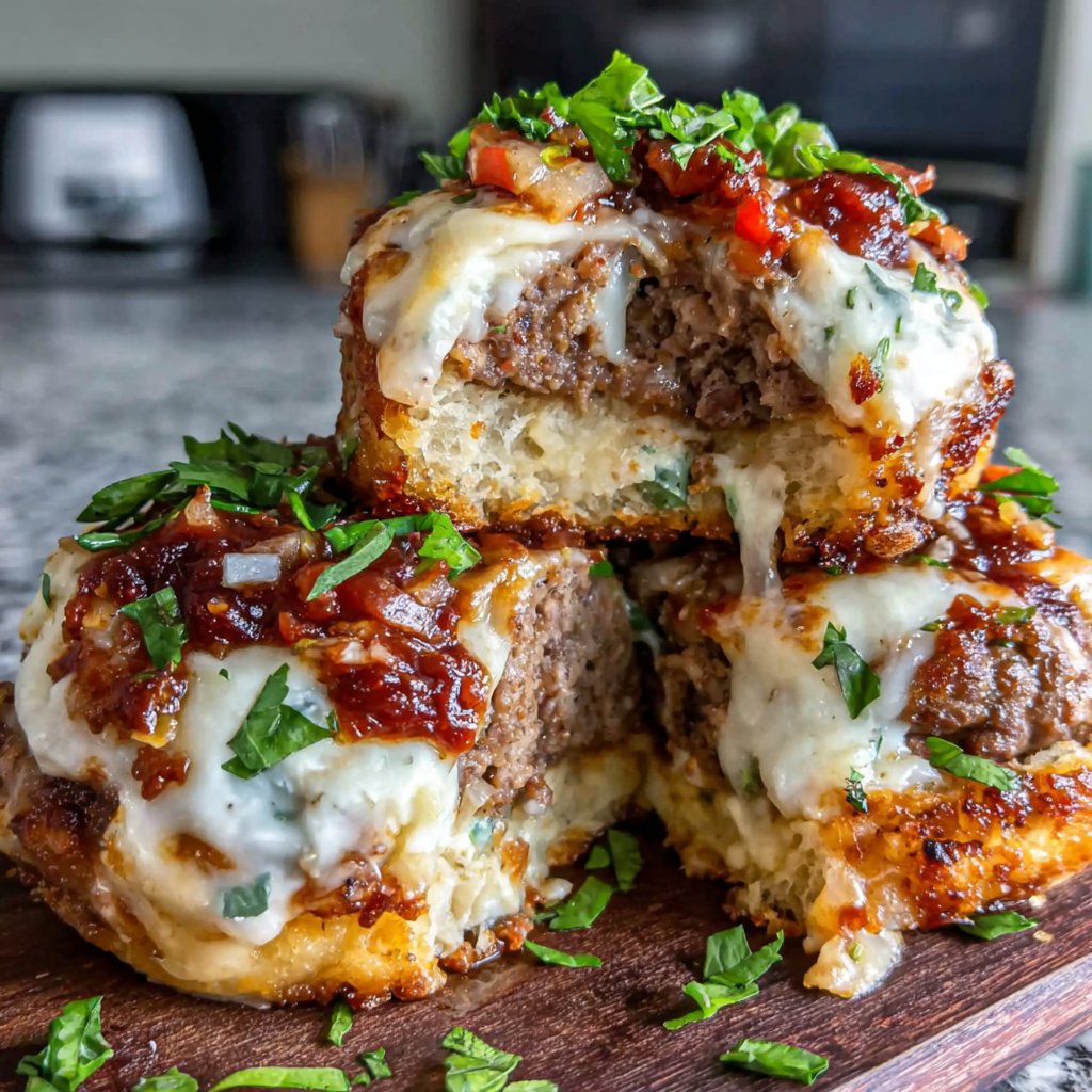 Stuffed Bell Pepper Hamburgers