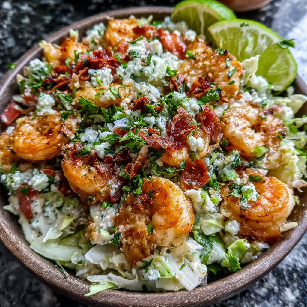 Shrimp Taco Slaw Bowl