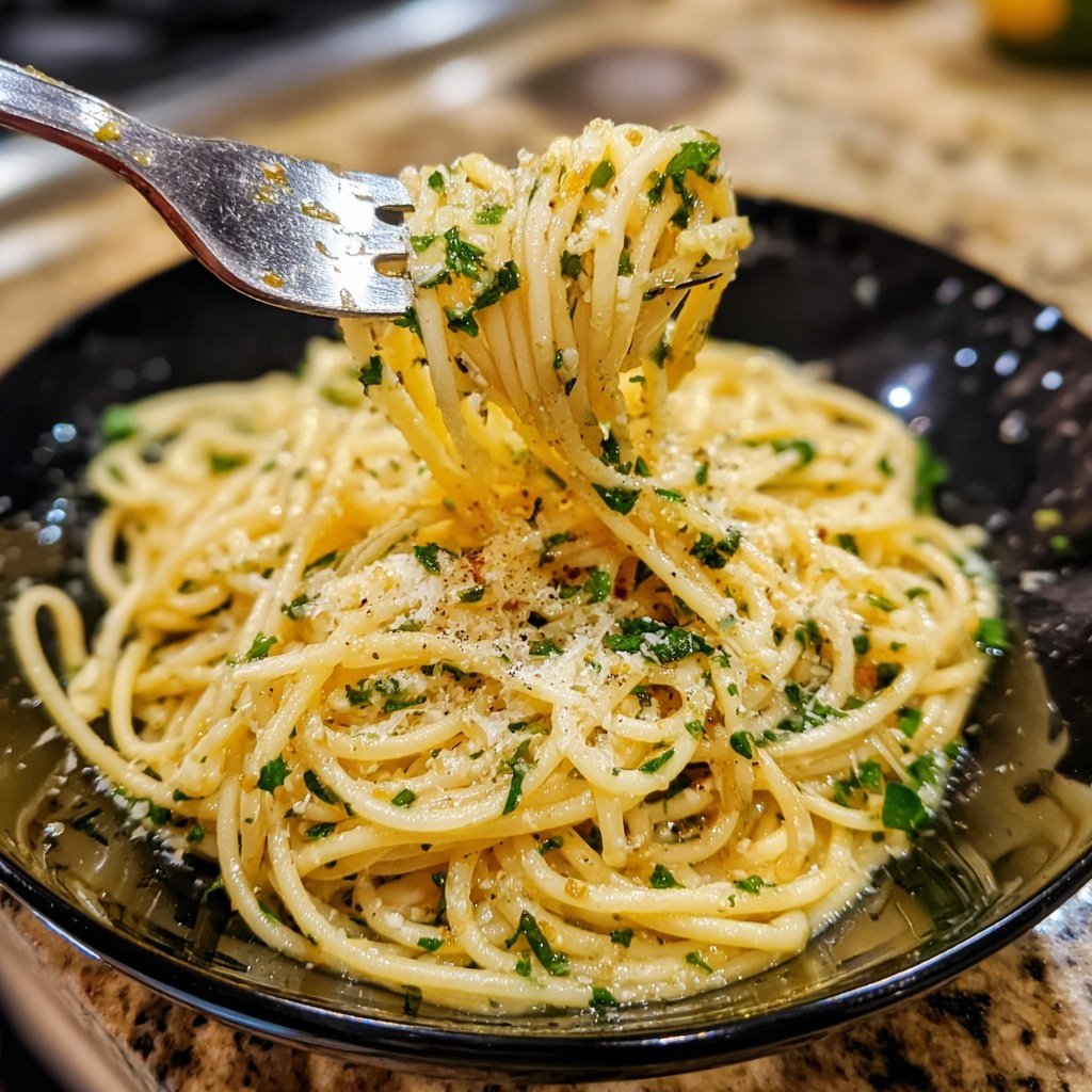 Quick Garlic Butter Pasta