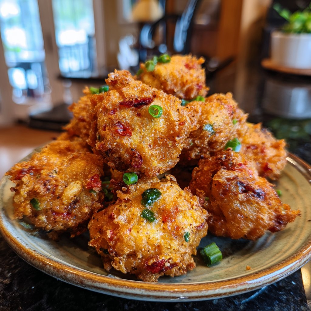 Popcorn Crawfish Fritters