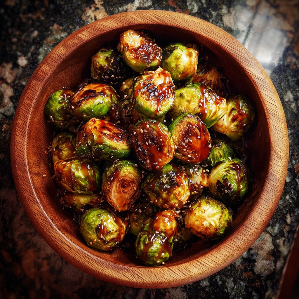 Airfryer Teriyaki Brussels Sprouts