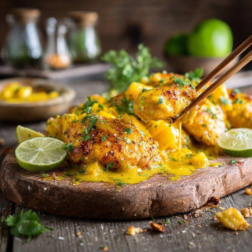 Mango Coconut Chicken Delight