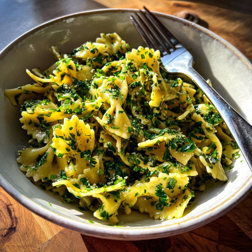 Delicious Fresh Herb Pasta
