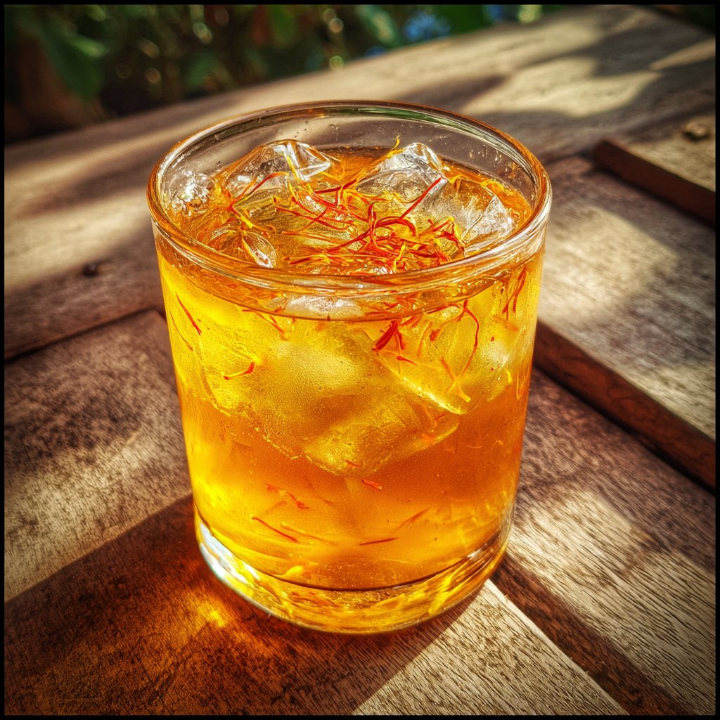 Saffron Infused Iced Tea