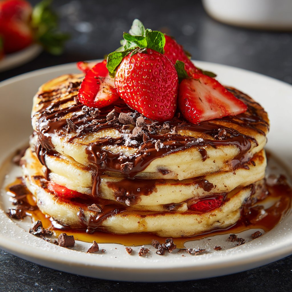 Delicious Chocolate Chip Pancakes