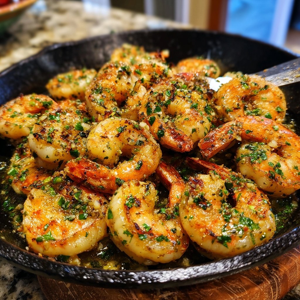 Lemon Garlic Roasted Shrimp